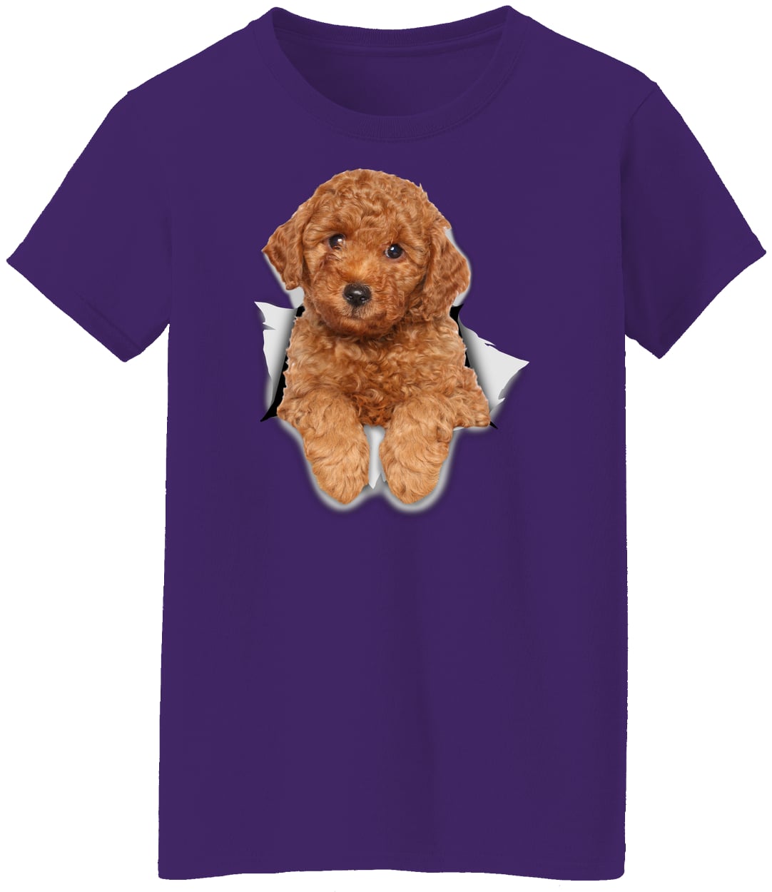 G500L Ladies' 5.3 oz. T-Shirt - Purple