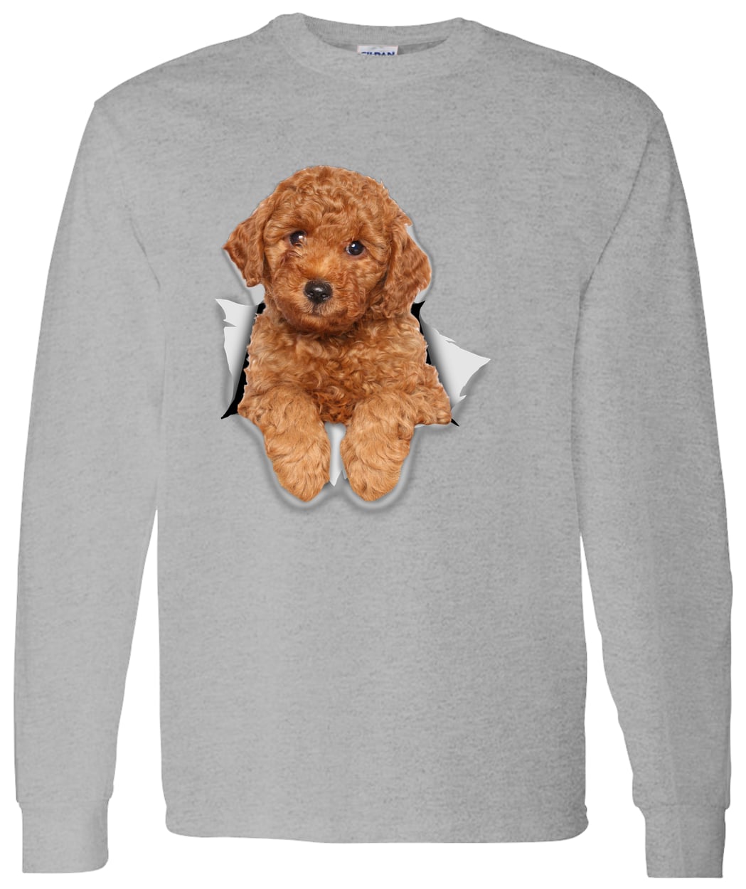 G540 LS T-Shirt 5.3 oz. - Sport Grey