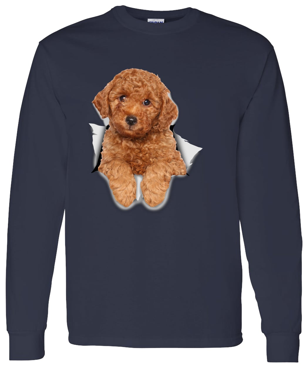 G540 LS T-Shirt 5.3 oz. - Navy