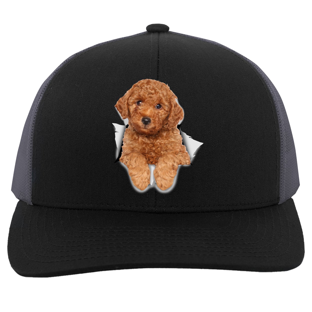 104C Trucker Snap Back - Black/Graphite