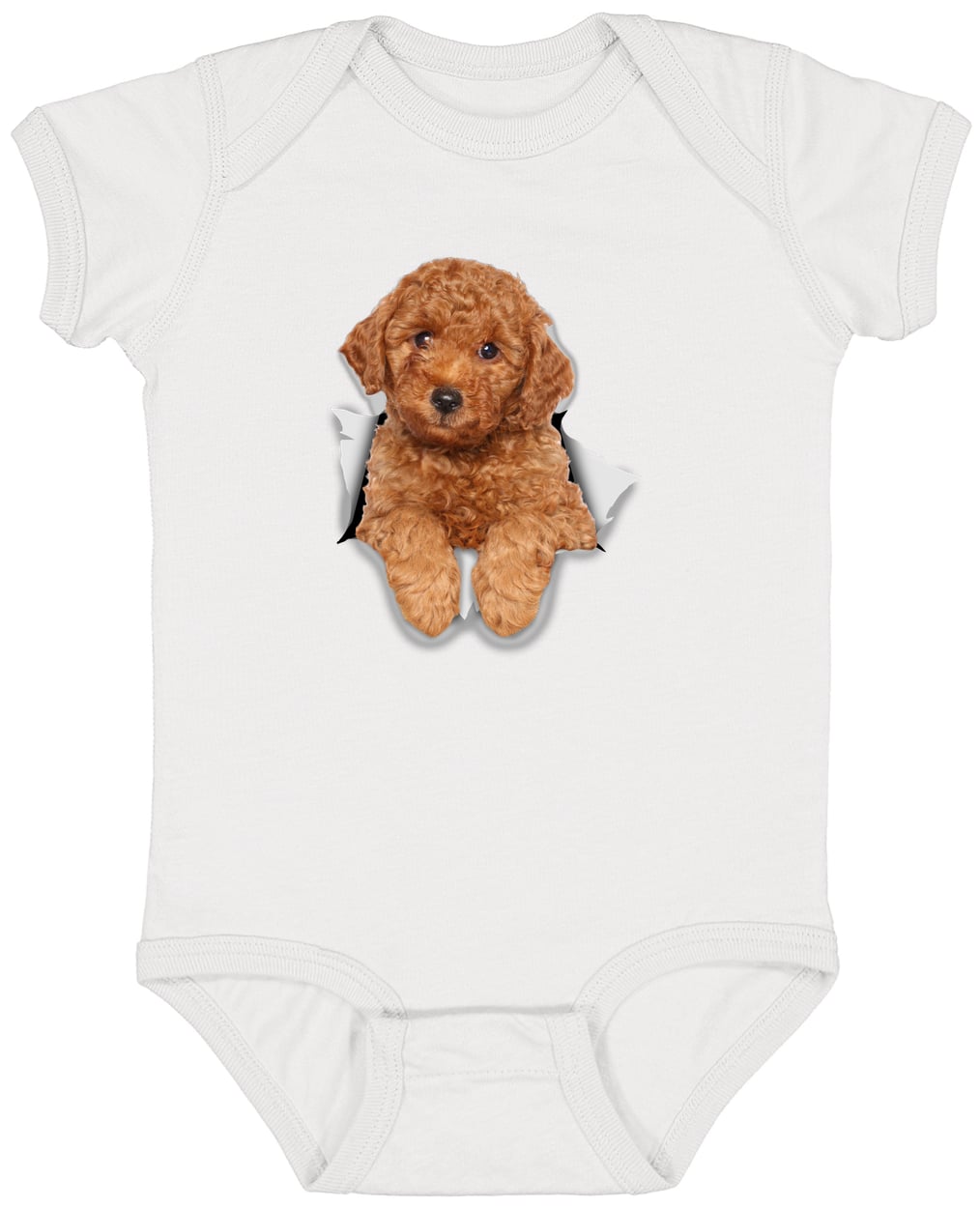 4424 Infant Fine Jersey Bodysuit - White