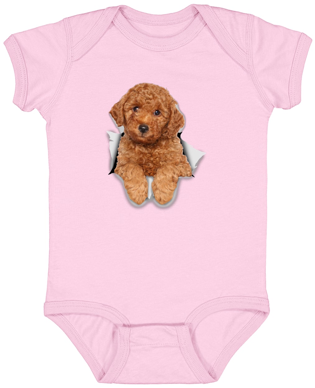 4424 Infant Fine Jersey Bodysuit - Pink