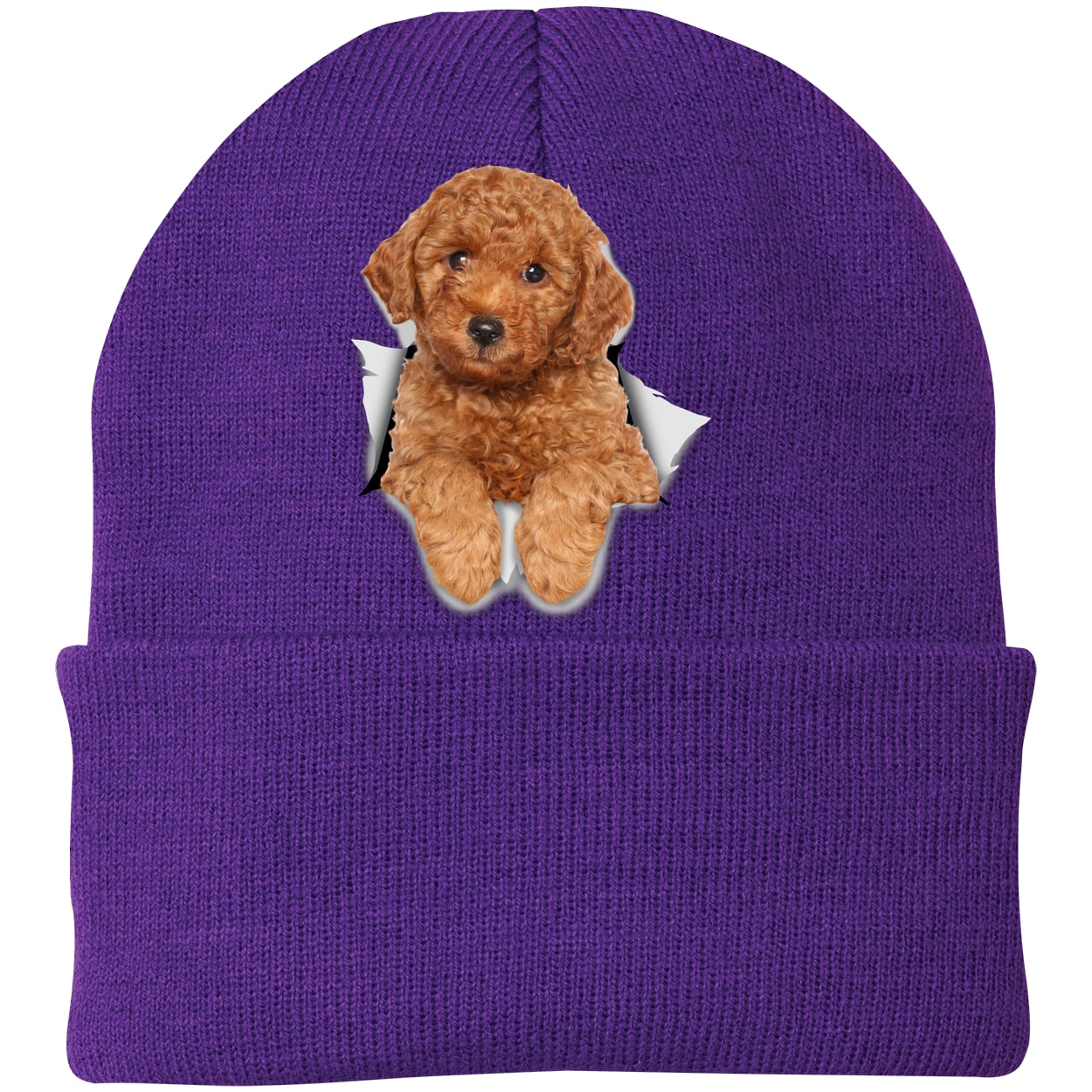 CP90 Port & Company Knit Beanie - Athletic Purple