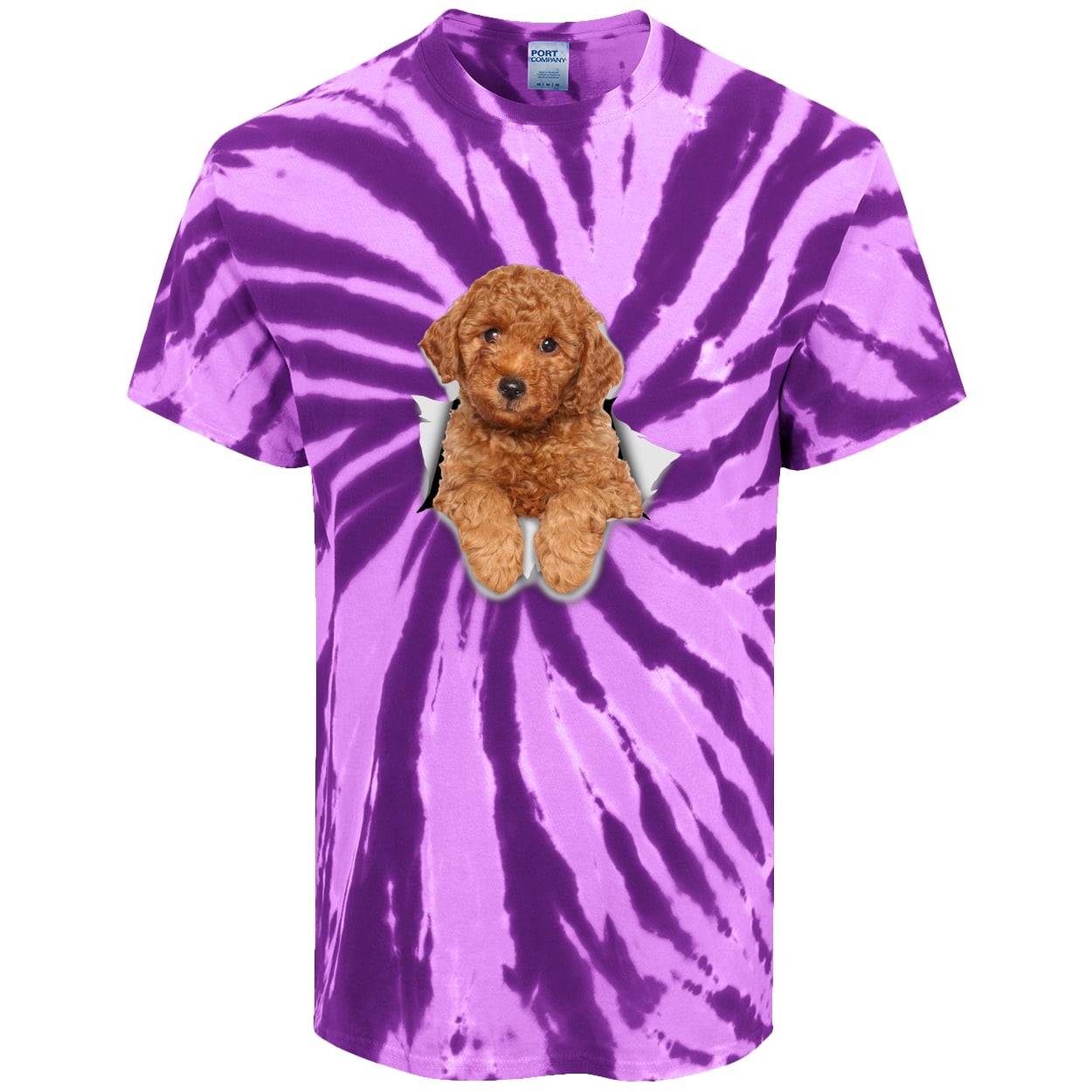 PC147 Port & Company Tie-Dye Tee - Purple