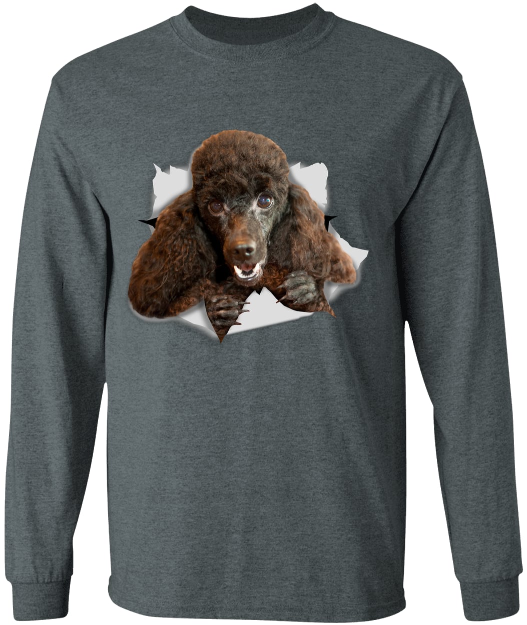 G540 LS T-Shirt 5.3 oz. - Dark Heather