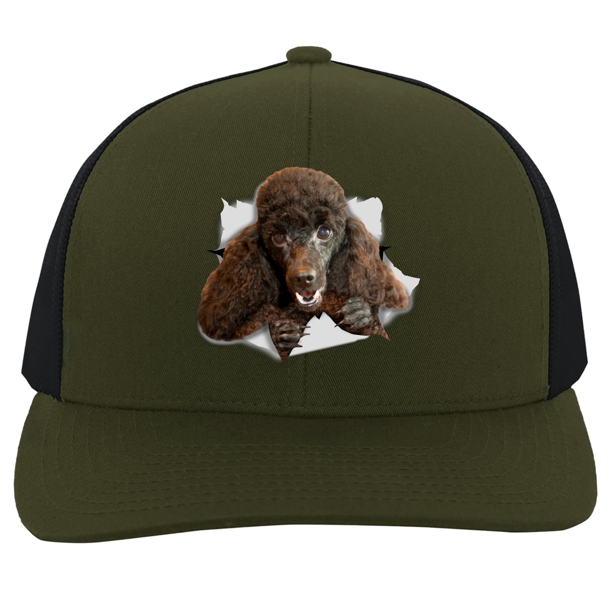 104C Trucker Snap Back - Moss/Charcoal
