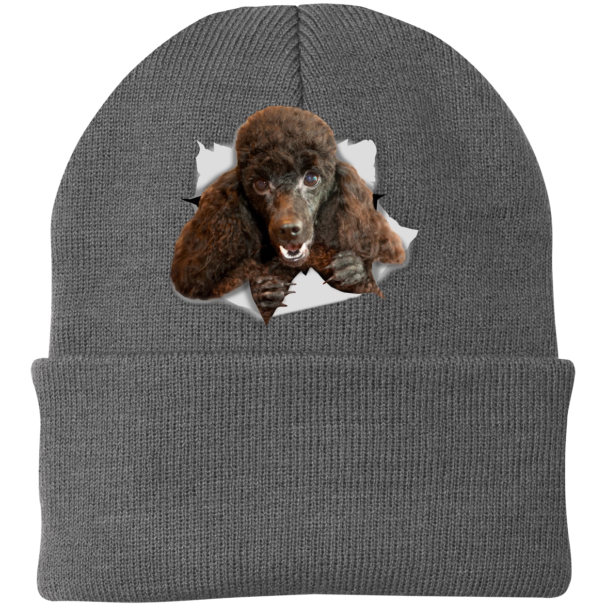 CP90 Port & Company Knit Beanie - Athletic Oxford