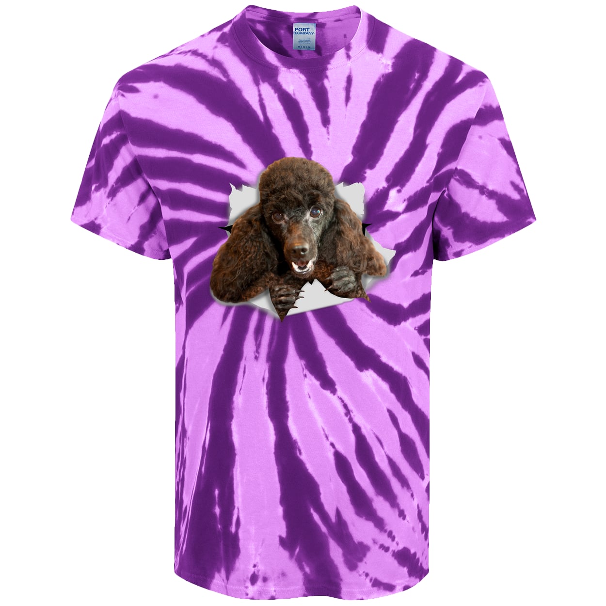 PC147 Port & Company Tie-Dye Tee - Purple