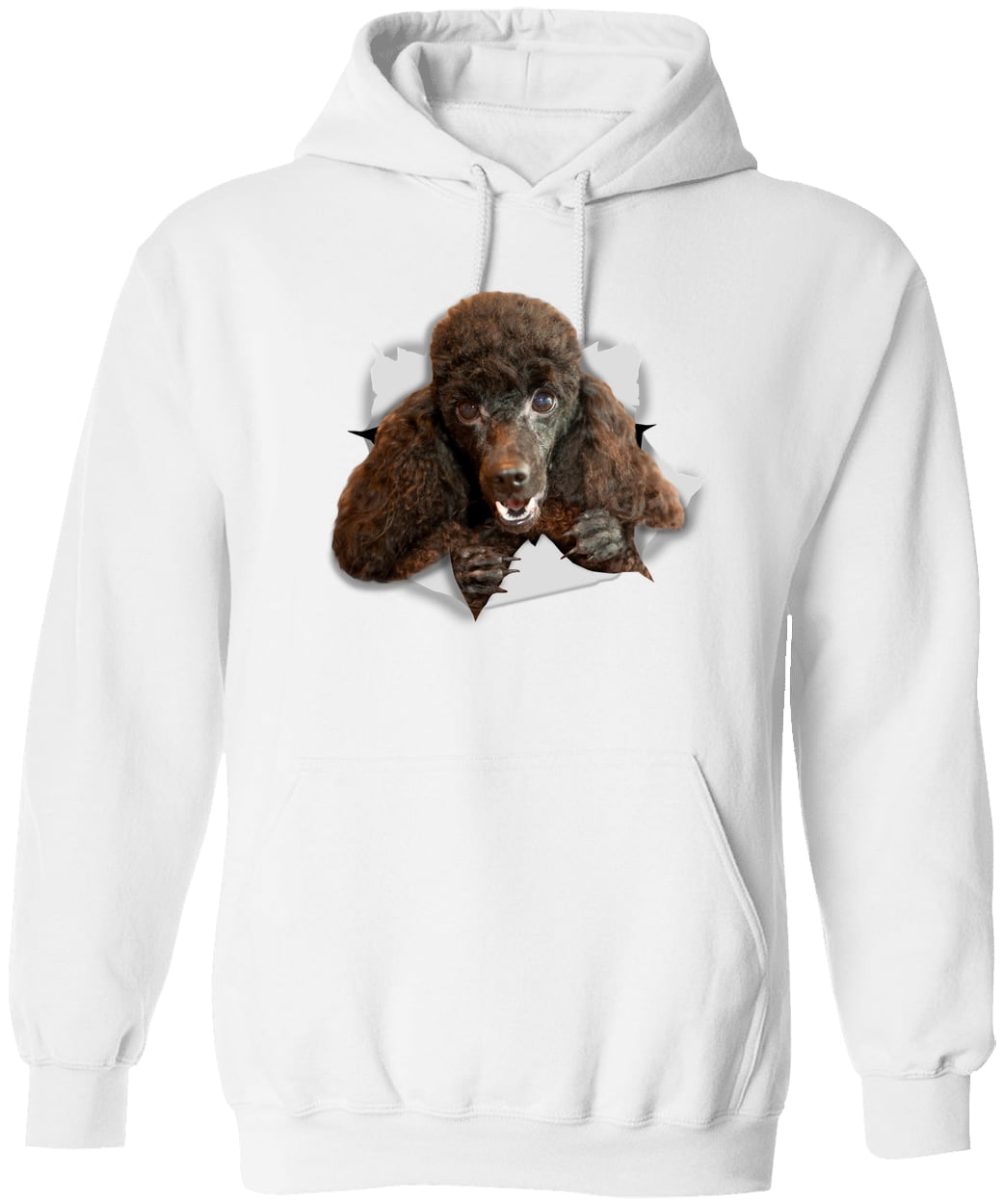 G185 Gildan Pullover Hoodie - White