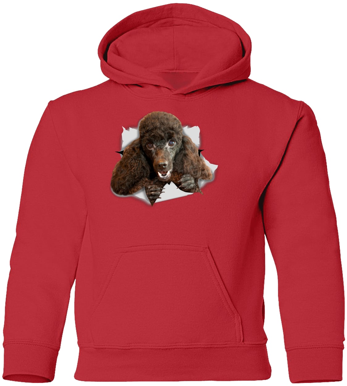 G185B Gildan Youth Pullover Hoodie - Red