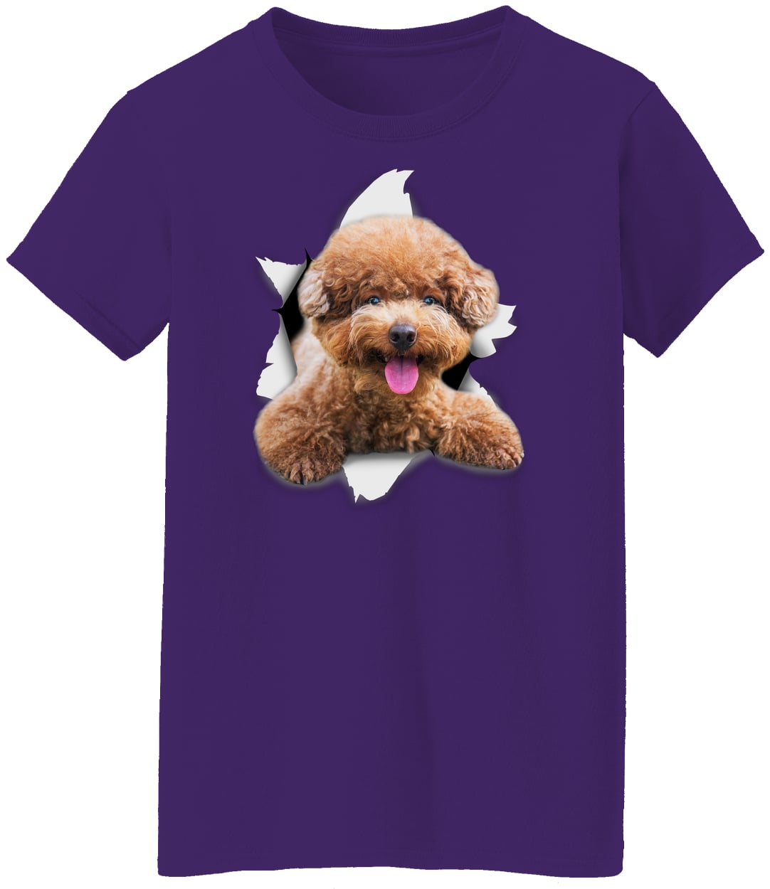 G500L Ladies' 5.3 oz. T-Shirt - Purple