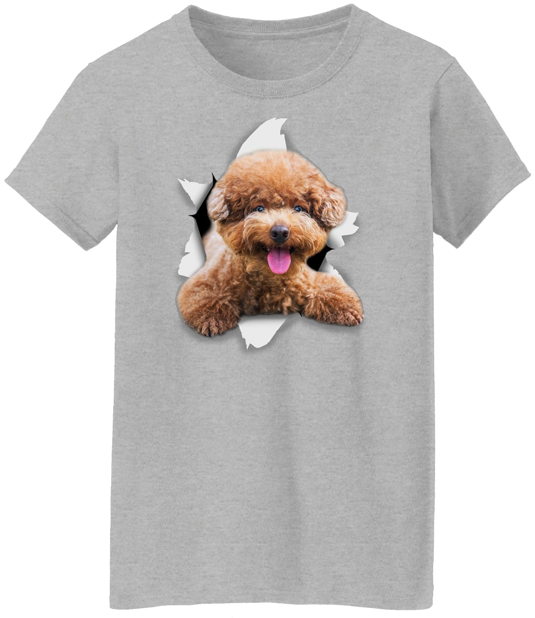 G500L Ladies' 5.3 oz. T-Shirt - Sport Grey
