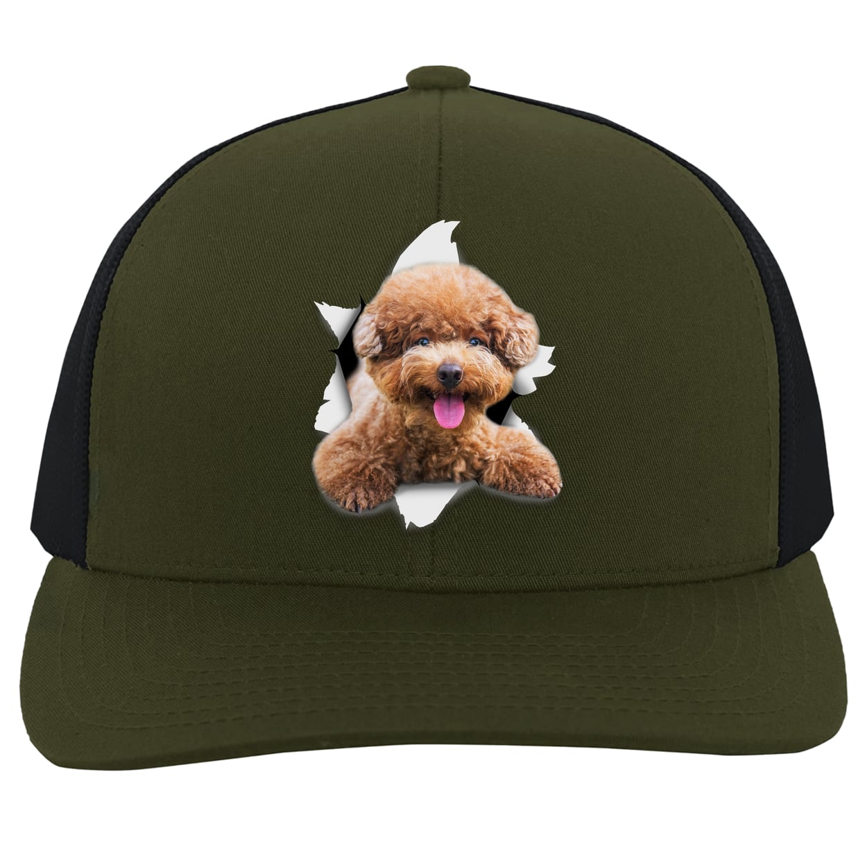 104C Trucker Snap Back - Moss/Charcoal
