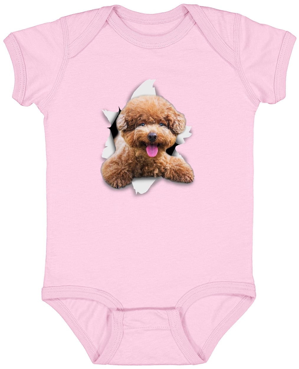 4424 Infant Fine Jersey Bodysuit - Pink