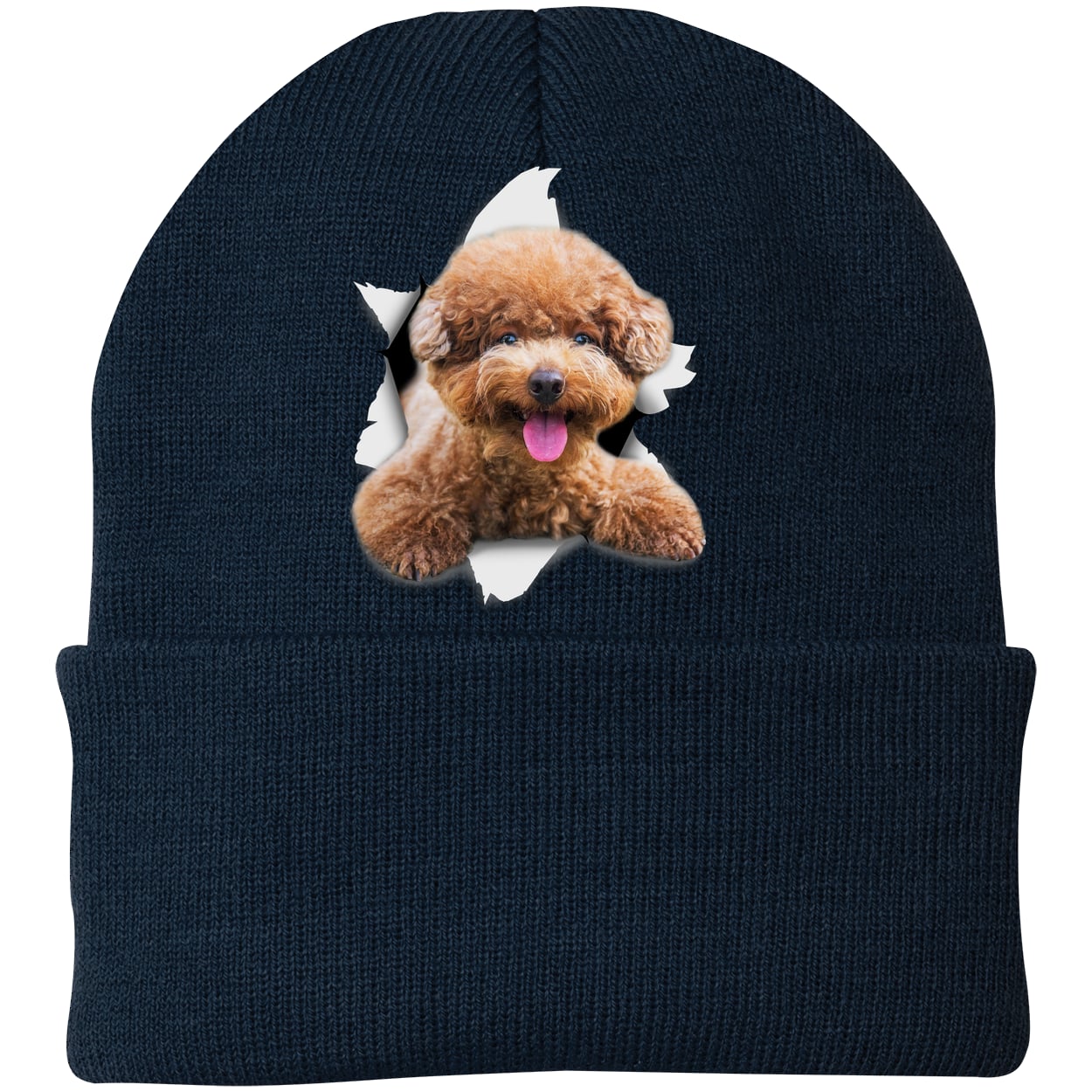 CP90 Port & Company Knit Beanie - Navy