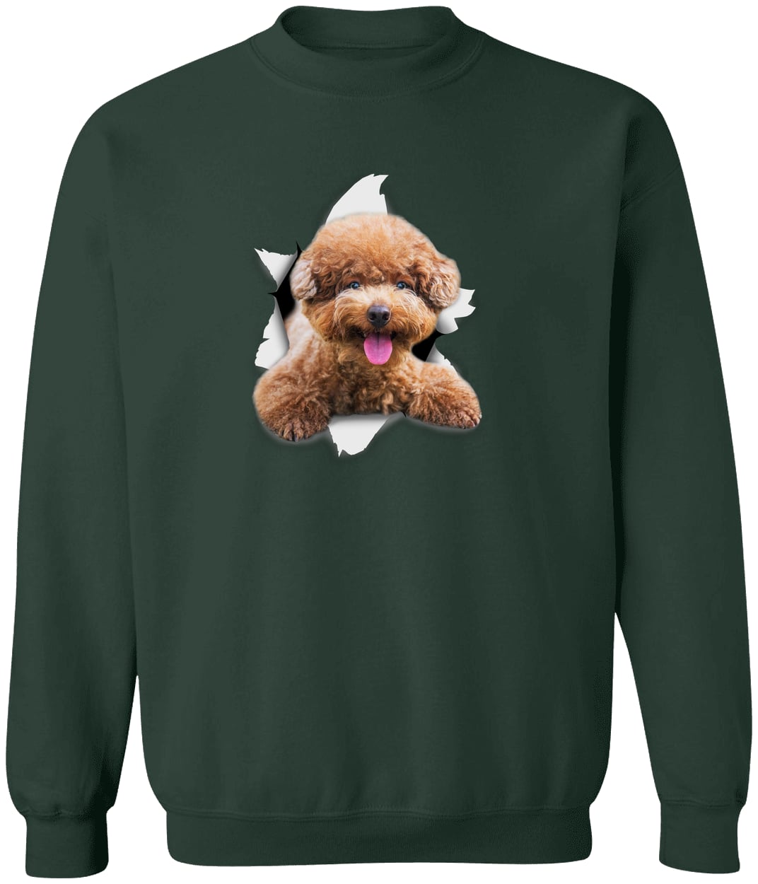 G180 Gildan Crewneck Pullover Sweatshirt - Forest Green