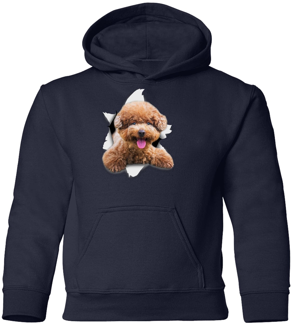 G185B Gildan Youth Pullover Hoodie - Navy