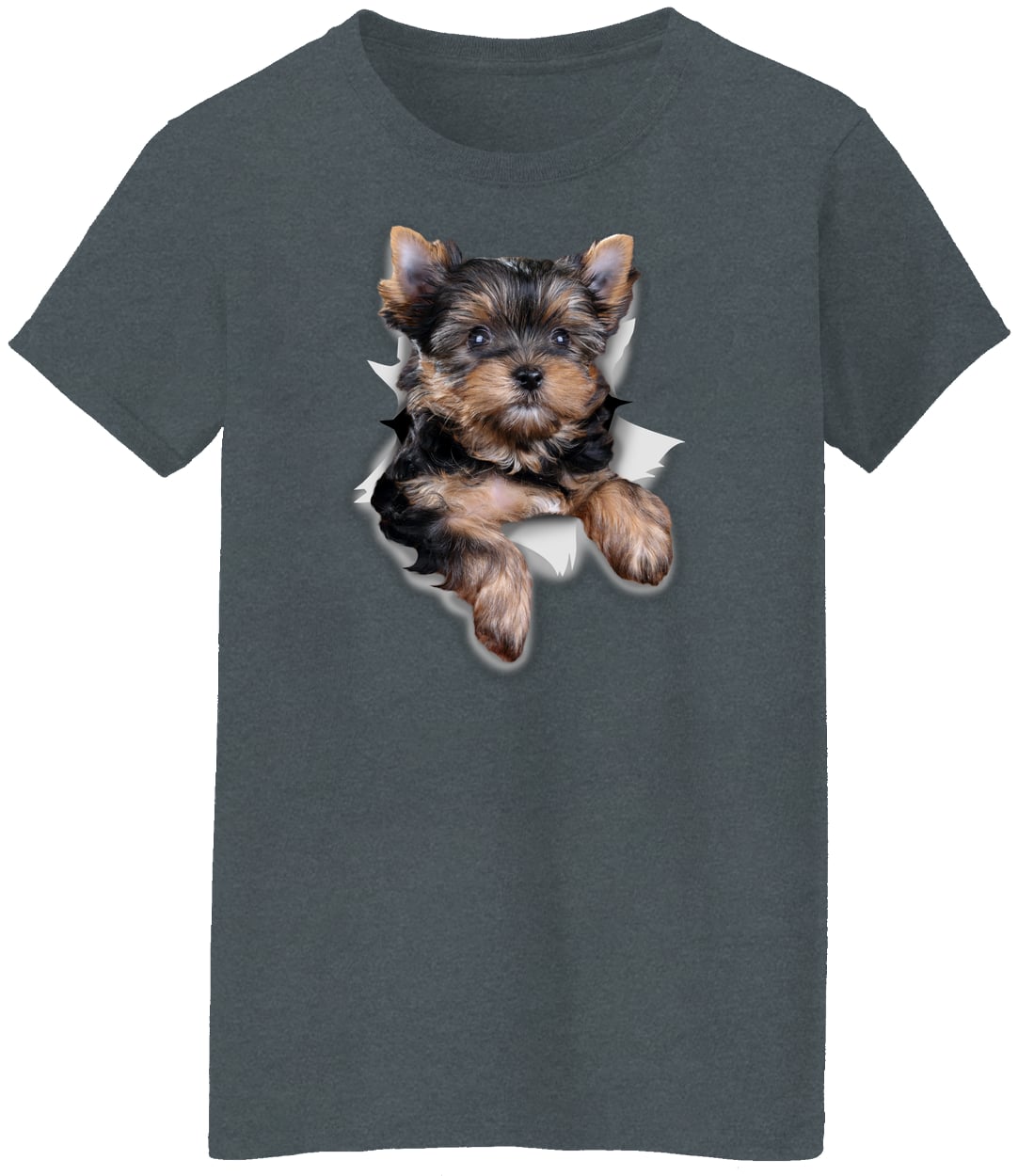G500L Ladies' 5.3 oz. T-Shirt - Dark Heather