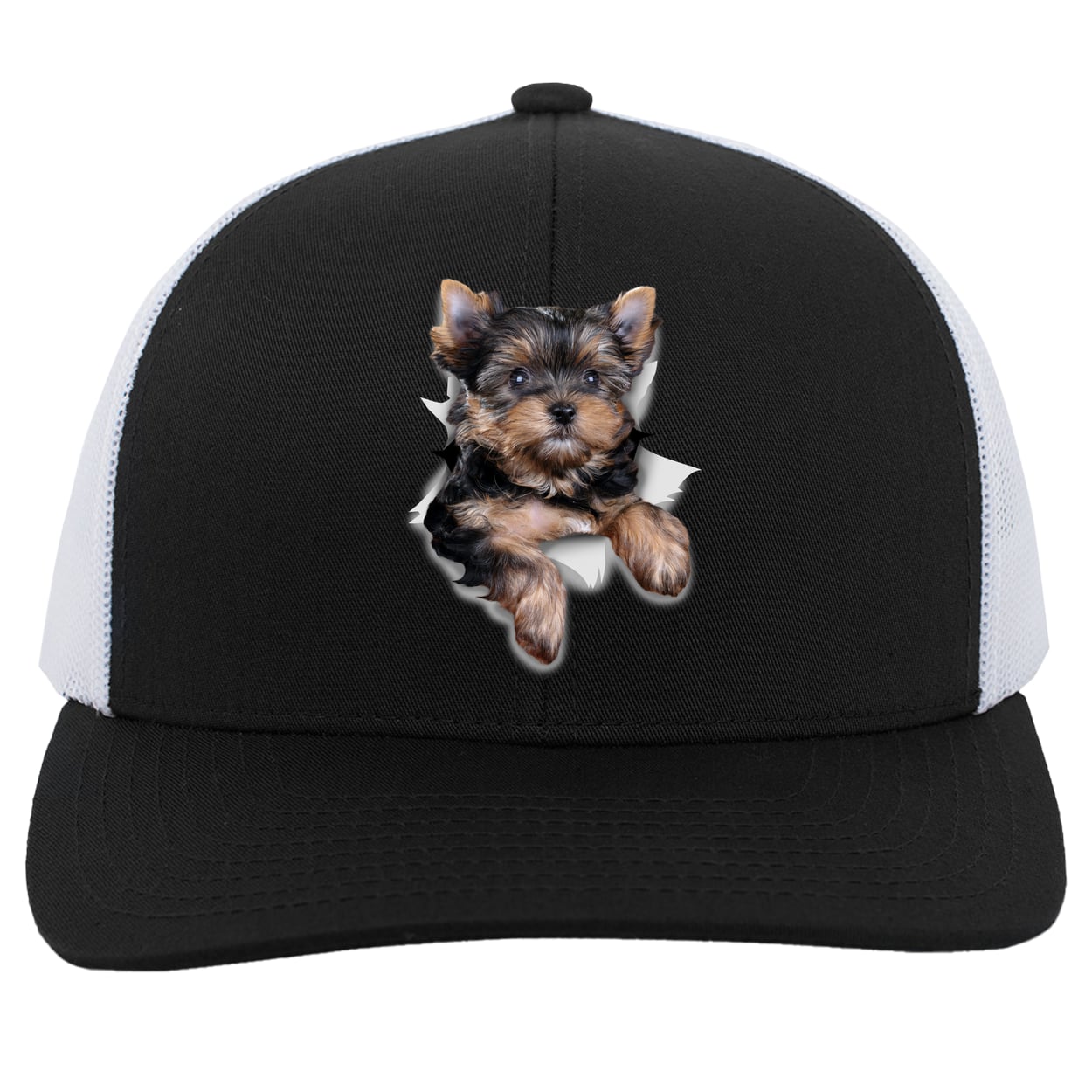 104C Trucker Snap Back - Black/White