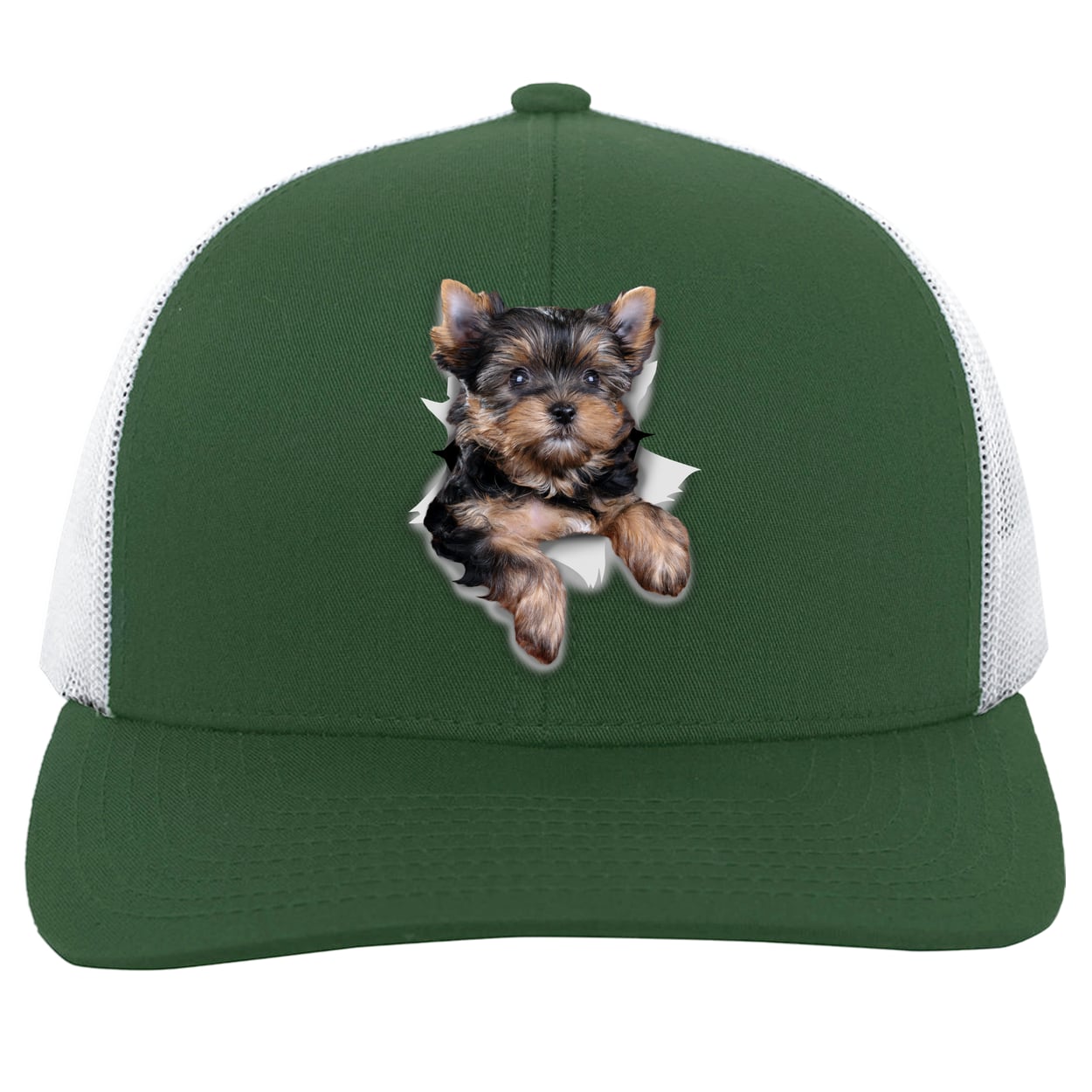 104C Trucker Snap Back - Dark Green/White
