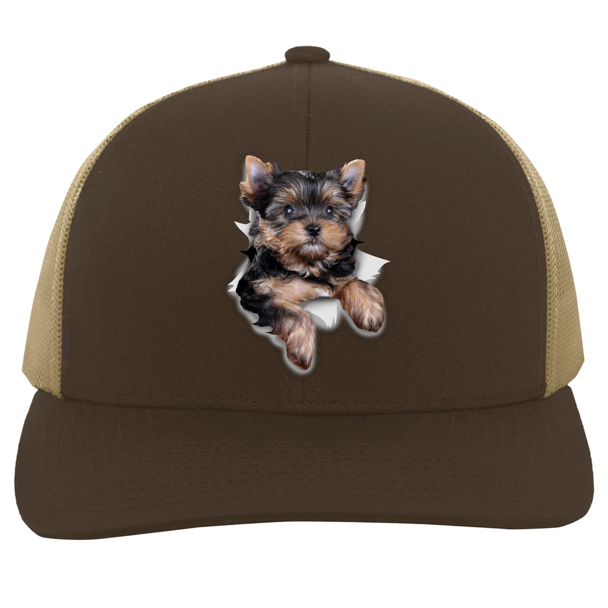 104C Trucker Snap Back - Brown/Khaki