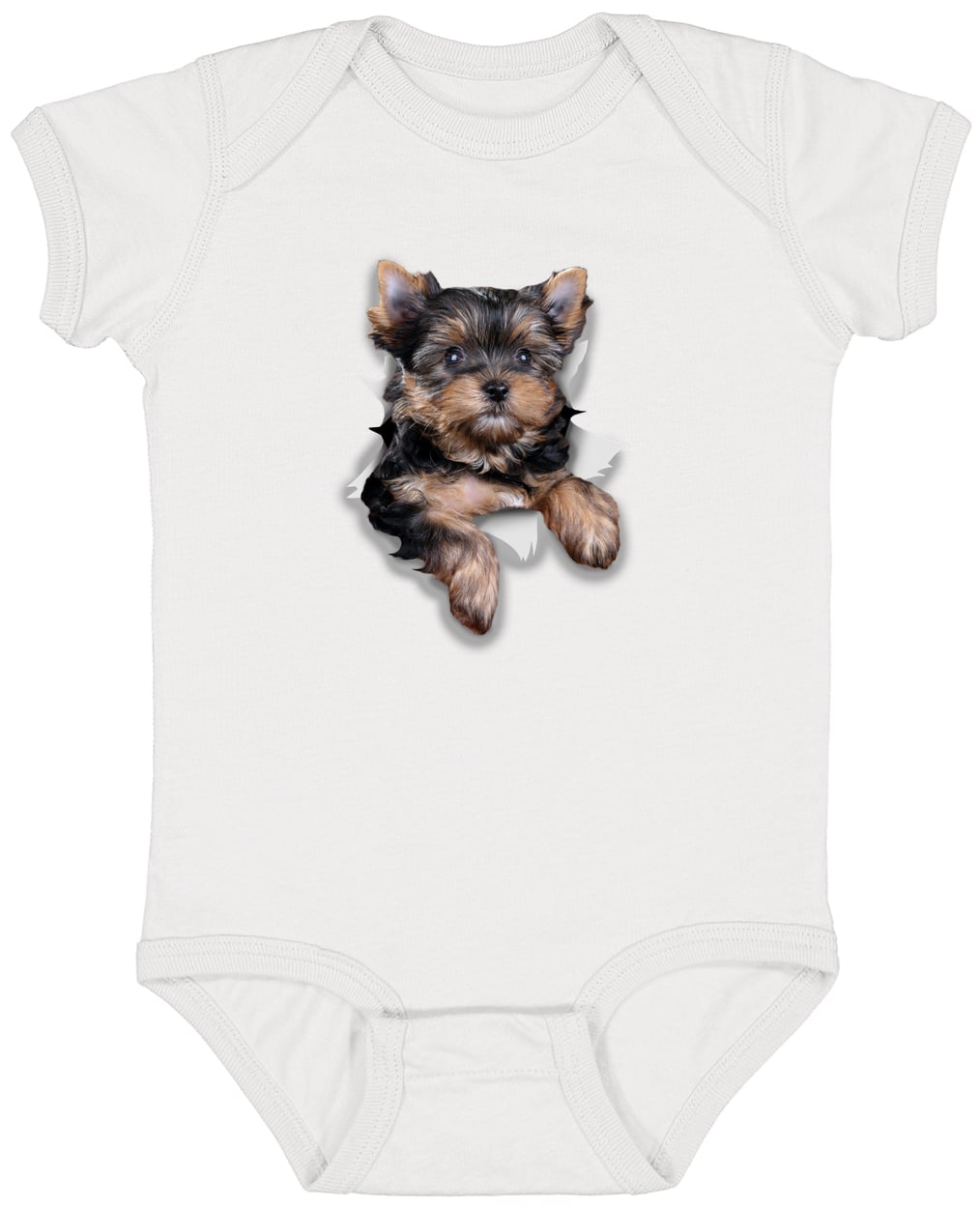 4424 Infant Fine Jersey Bodysuit - White