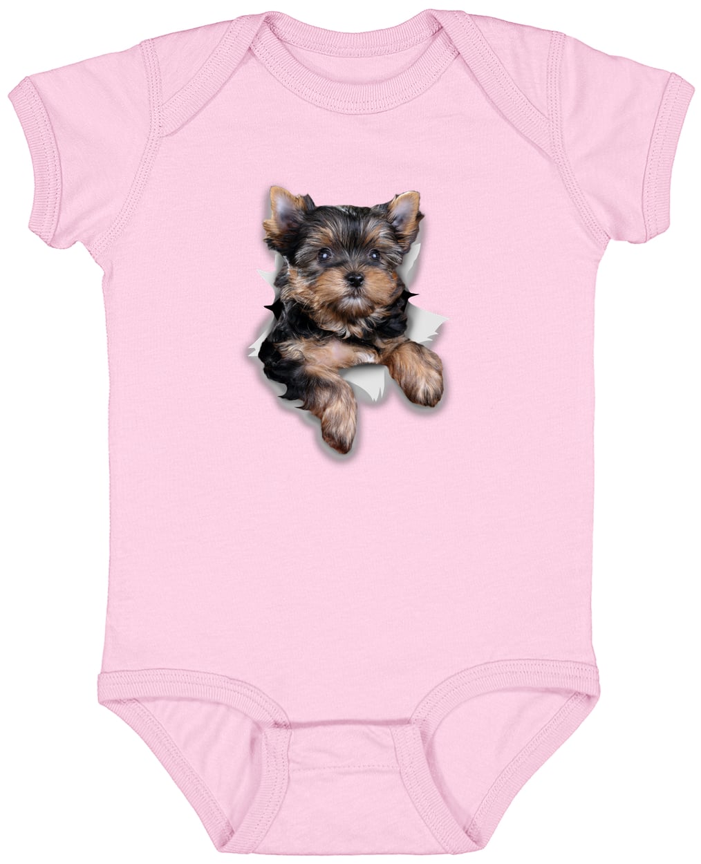 4424 Infant Fine Jersey Bodysuit - Pink