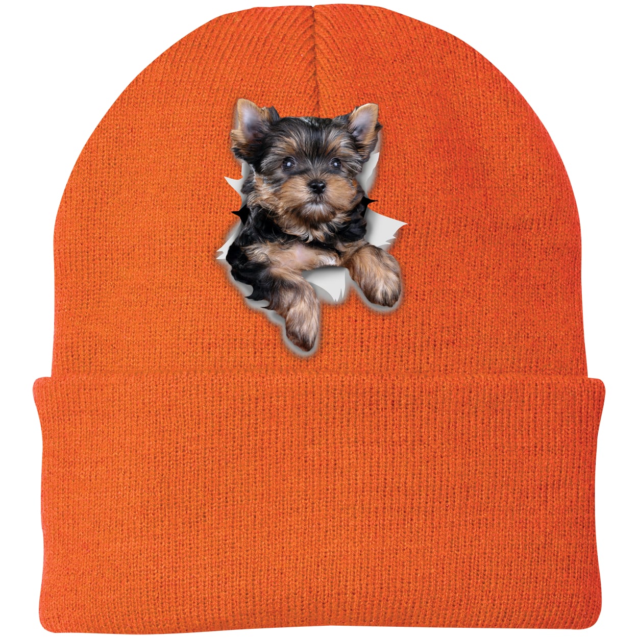 CP90 Port & Company Knit Beanie - Neon Orange
