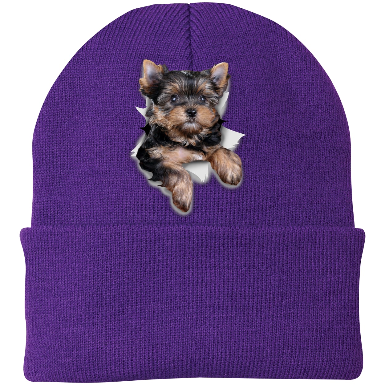 CP90 Port & Company Knit Beanie - Athletic Purple