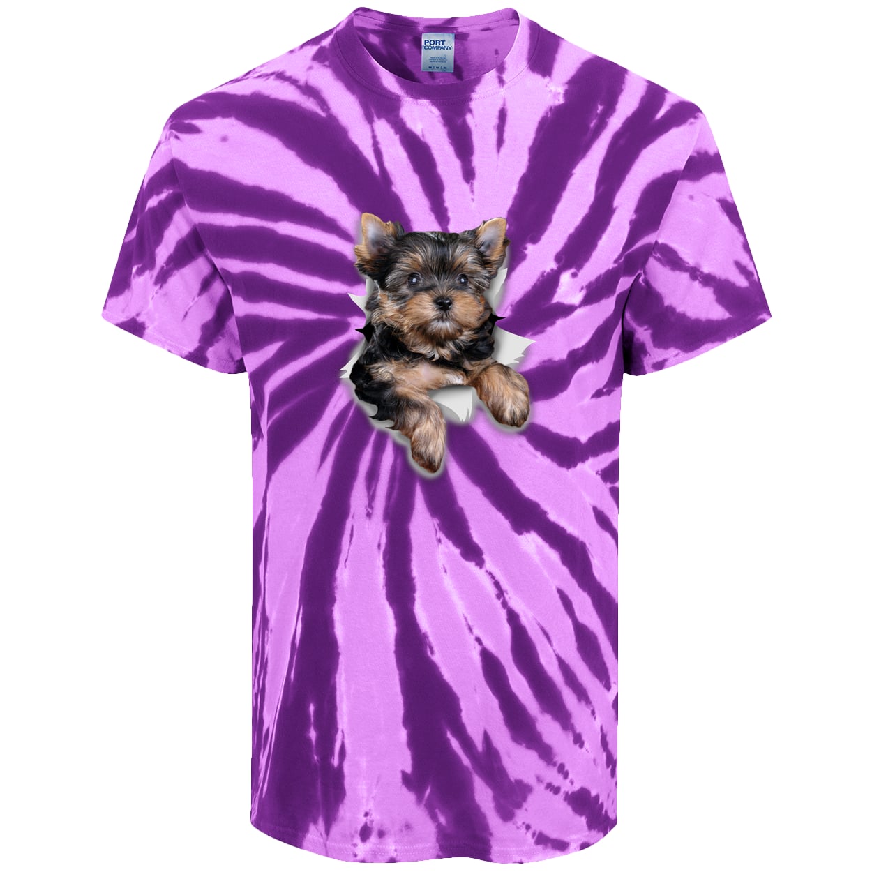 PC147 Port & Company Tie-Dye Tee - Purple