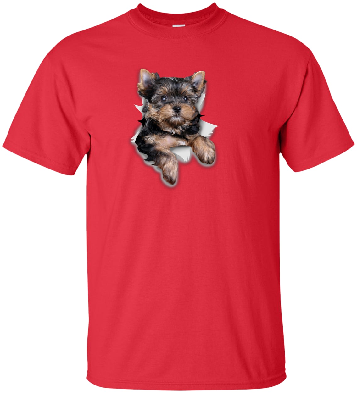 G200T Gildan Mens Tall Ultra Cotton Tee - Red