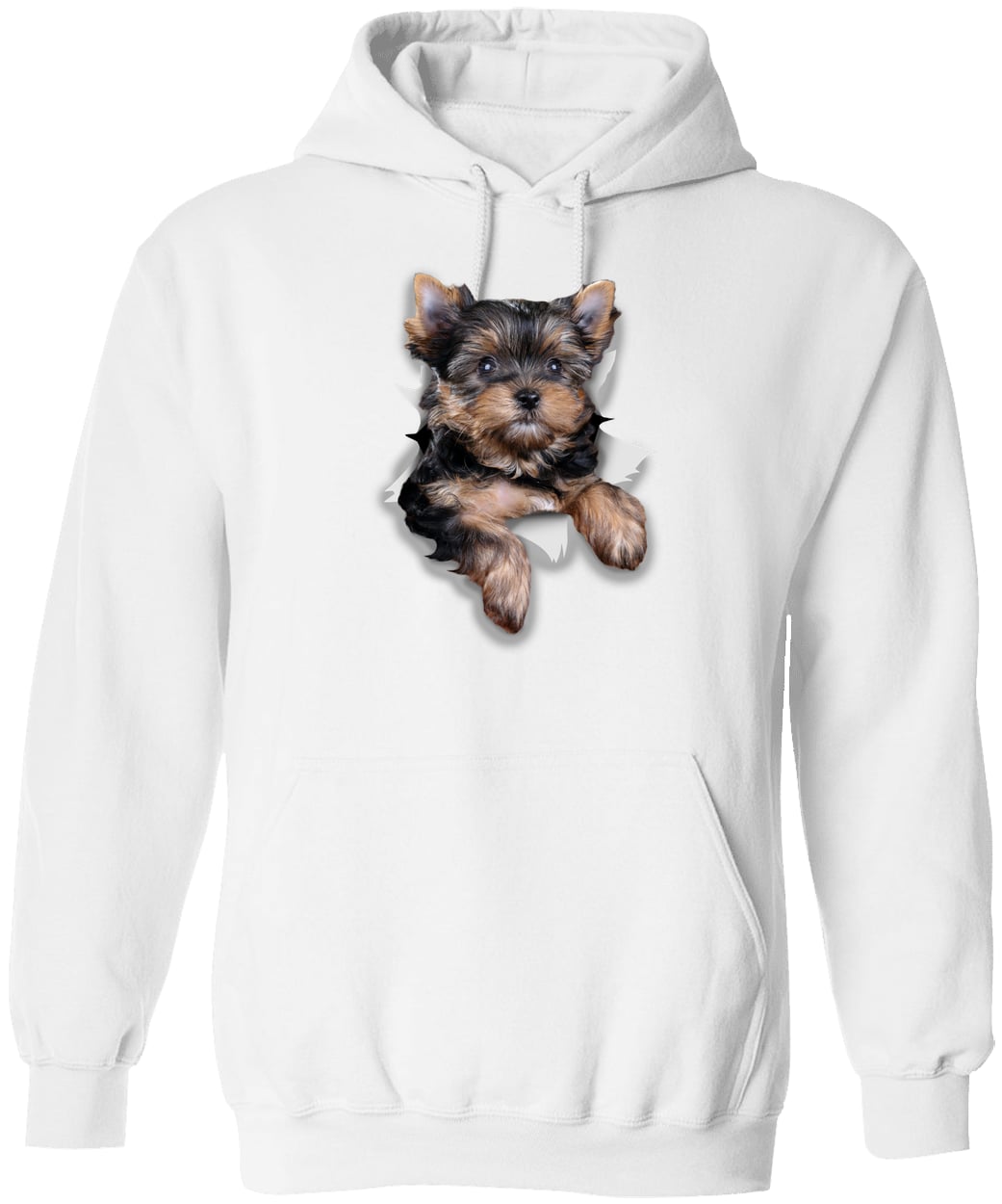 G185 Gildan Pullover Hoodie - White