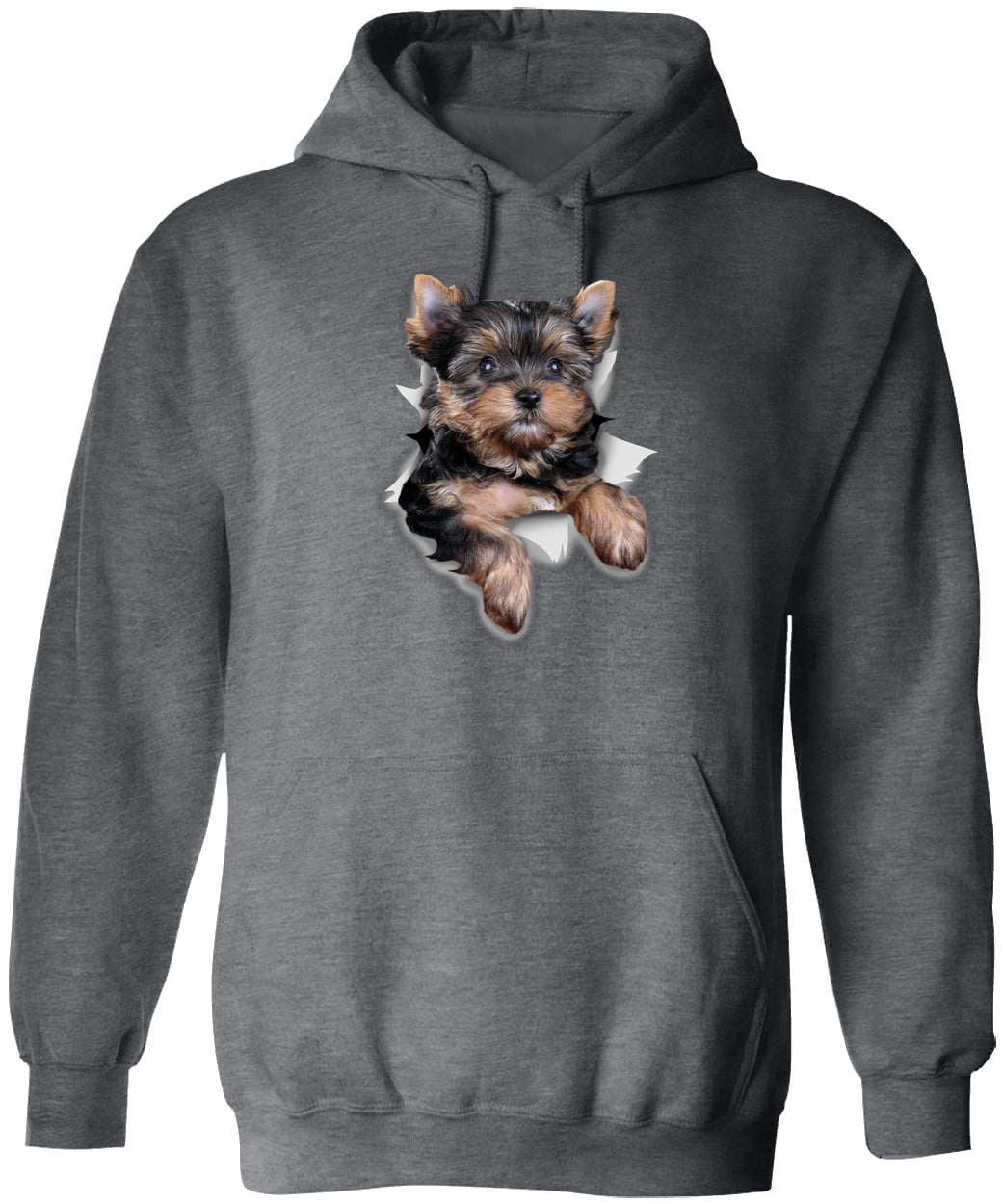 G185 Gildan Pullover Hoodie - Dark Heather