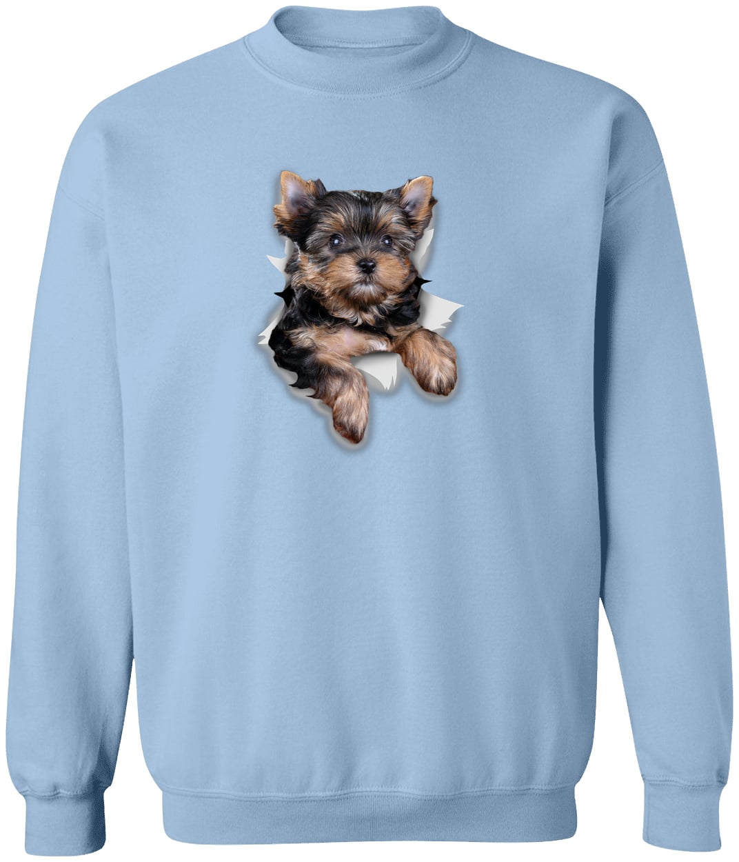 G180 Gildan Crewneck Pullover Sweatshirt - Light Blue
