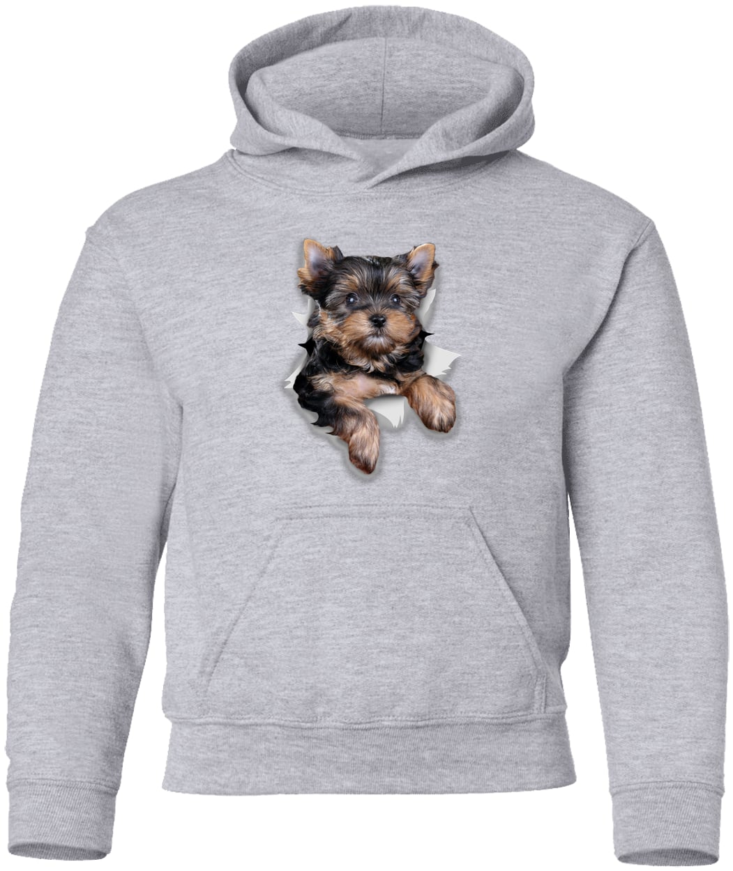 G185B Gildan Youth Pullover Hoodie - Sport Grey