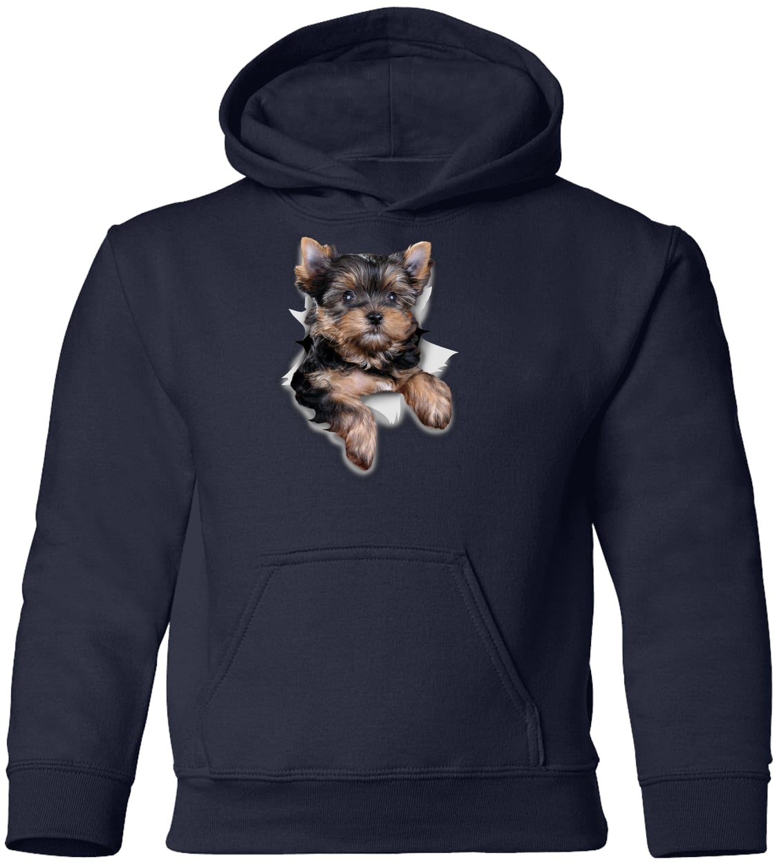 G185B Gildan Youth Pullover Hoodie - Navy