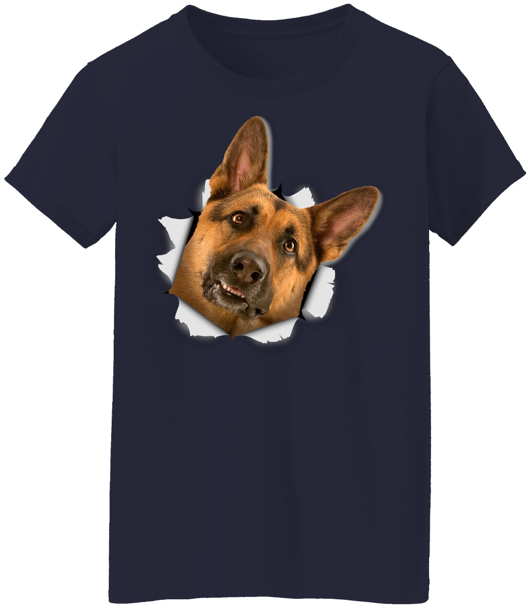 G500L Ladies' 5.3 oz. T-Shirt - Navy