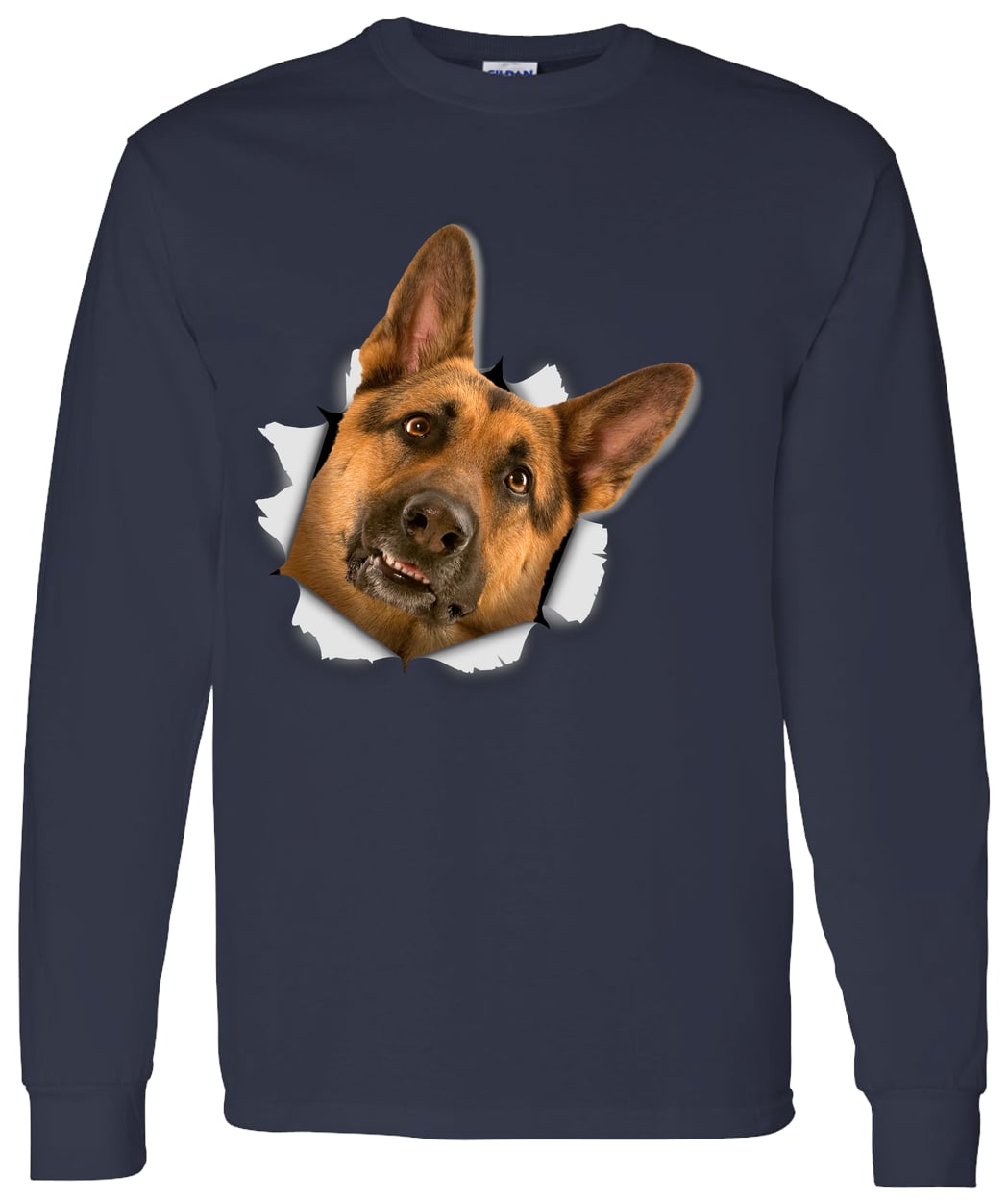 G540 LS T-Shirt 5.3 oz. - Navy