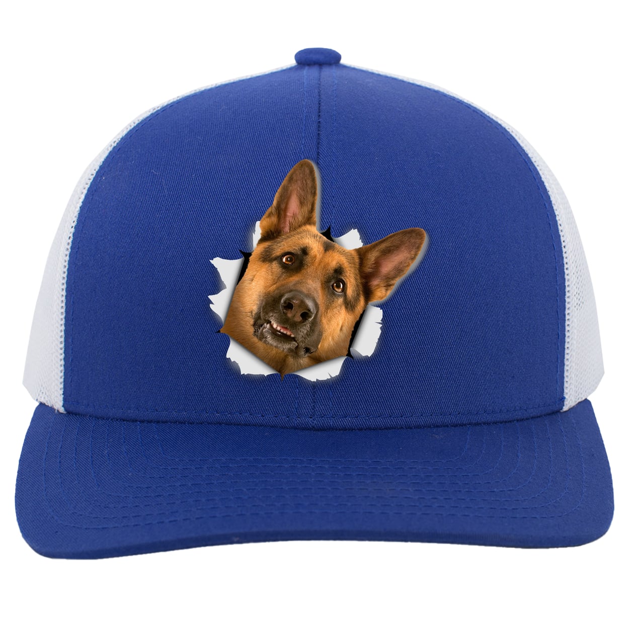 104C Trucker Snap Back - Royal/White