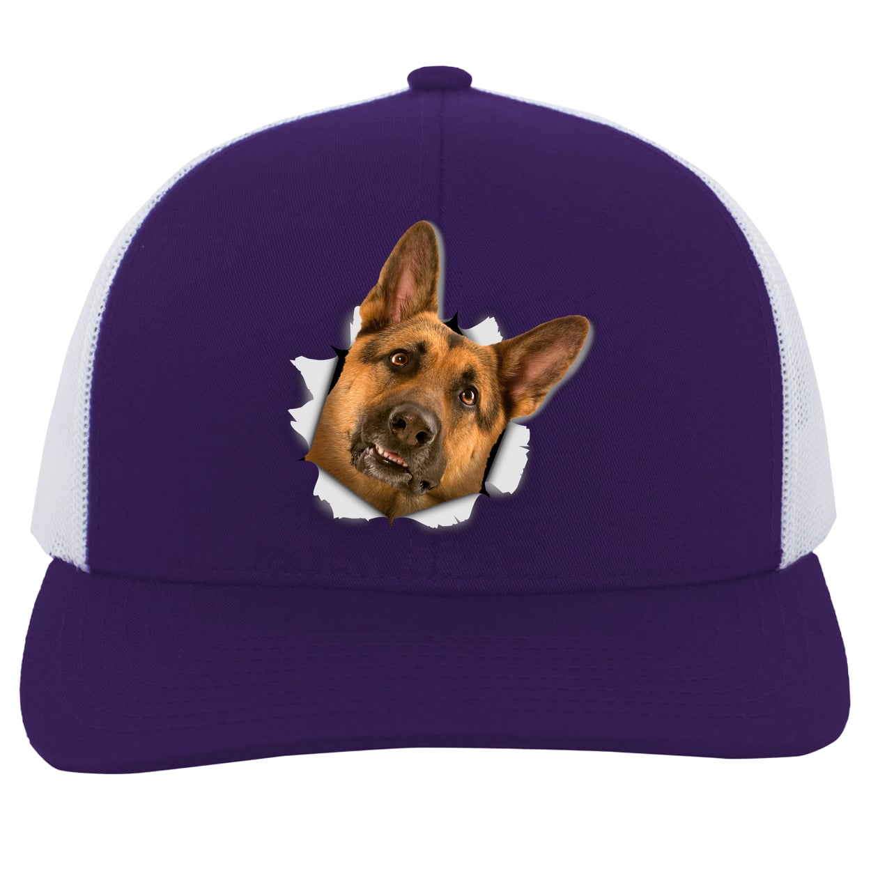 104C Trucker Snap Back - Purple/White