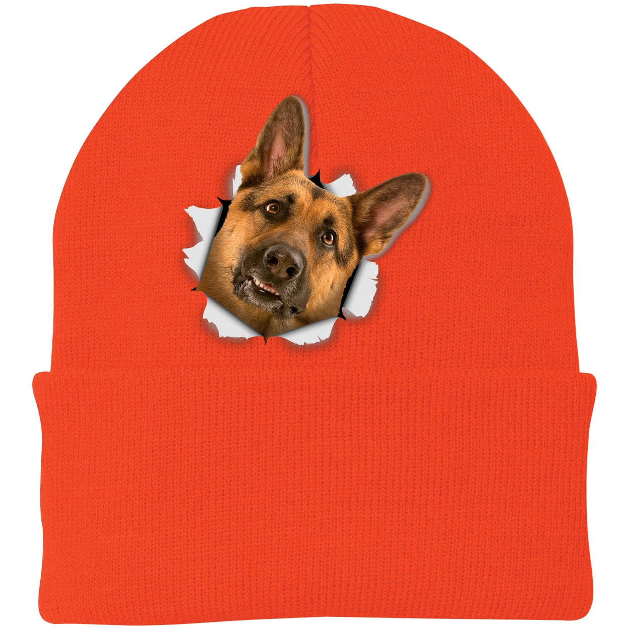 CP90 Port & Company Knit Beanie - Athletic Orange