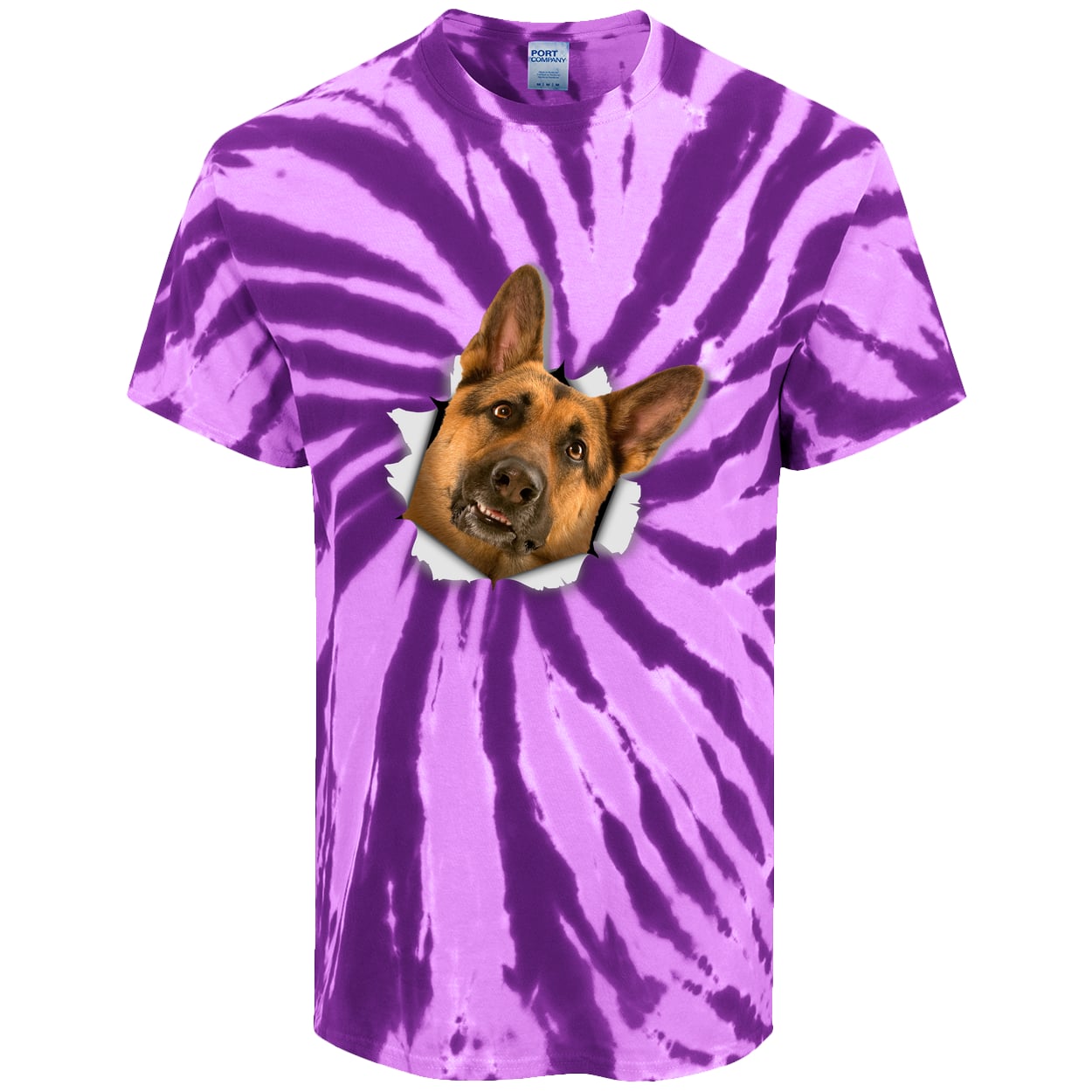 PC147 Port & Company Tie-Dye Tee - Purple