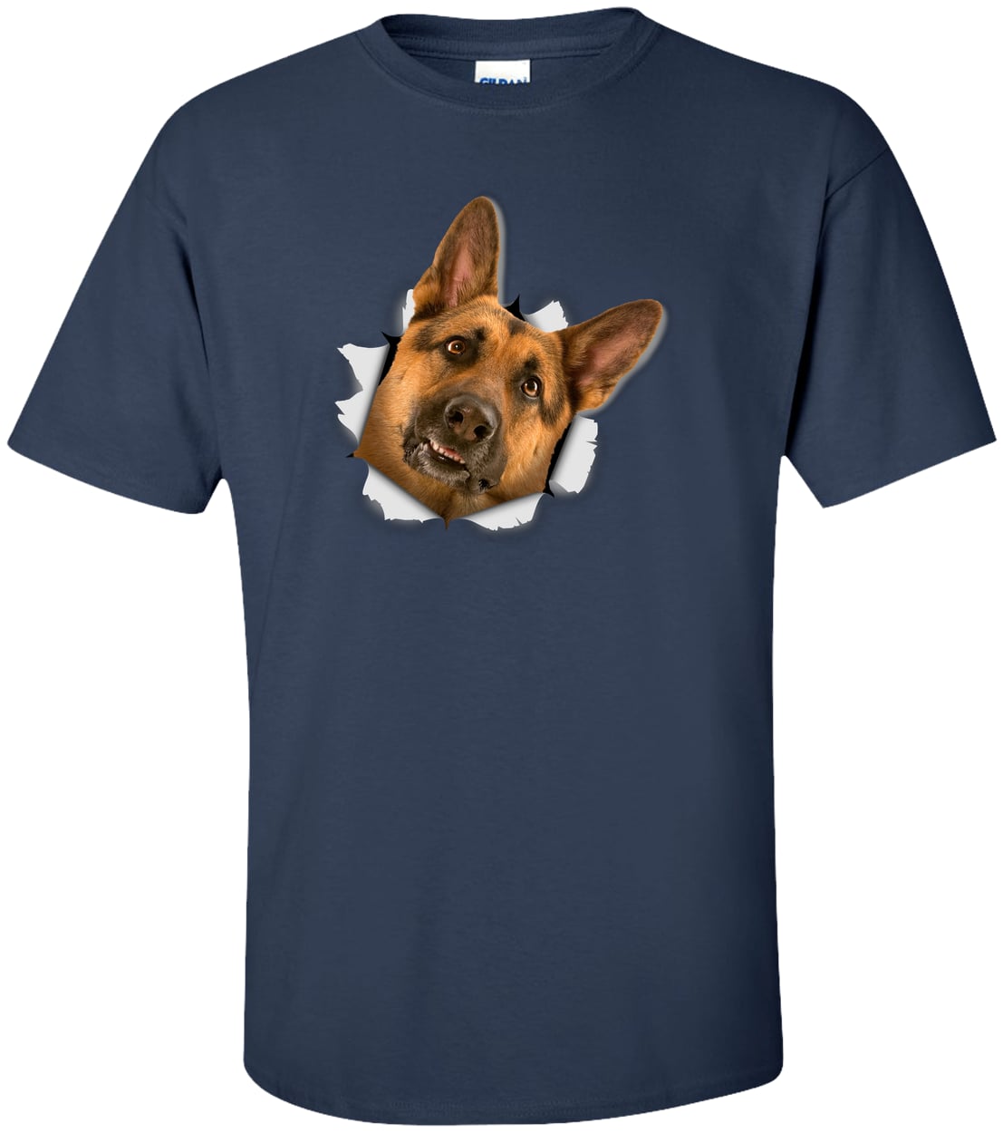 G200T Gildan Mens Tall Ultra Cotton Tee - Navy