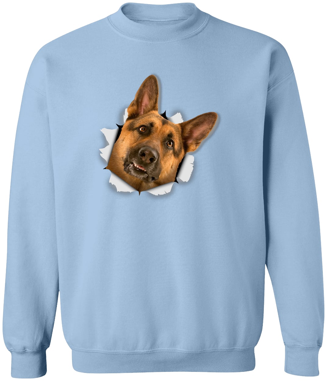 G180 Gildan Crewneck Pullover Sweatshirt - Light Blue