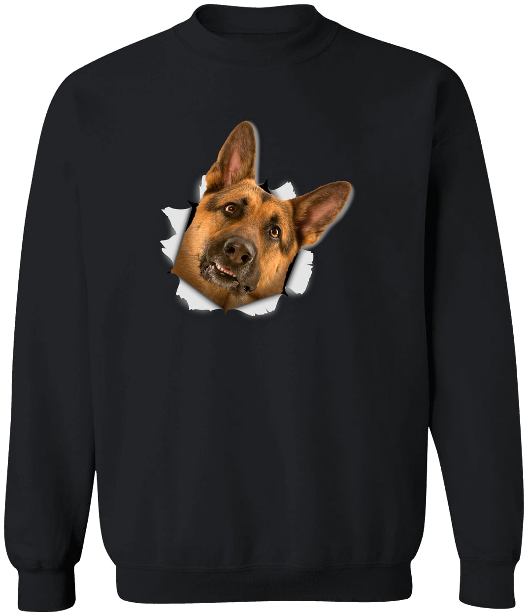 G180 Gildan Crewneck Pullover Sweatshirt - Black