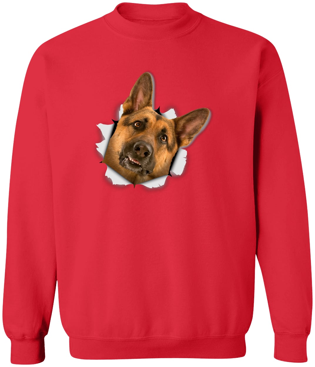 G180 Gildan Crewneck Pullover Sweatshirt - Red
