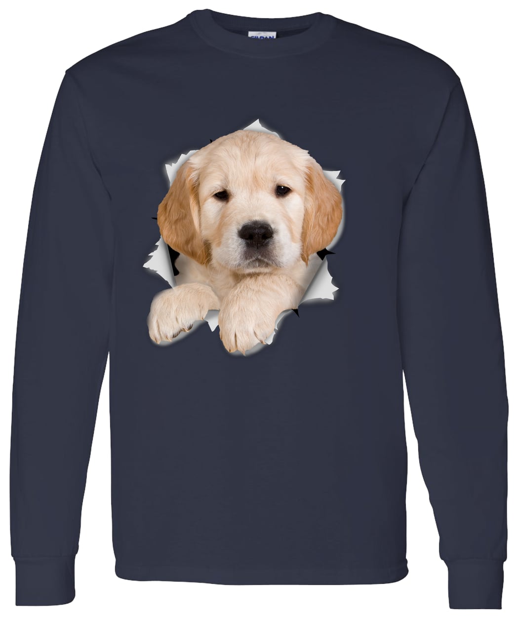 G540 LS T-Shirt 5.3 oz. - Navy