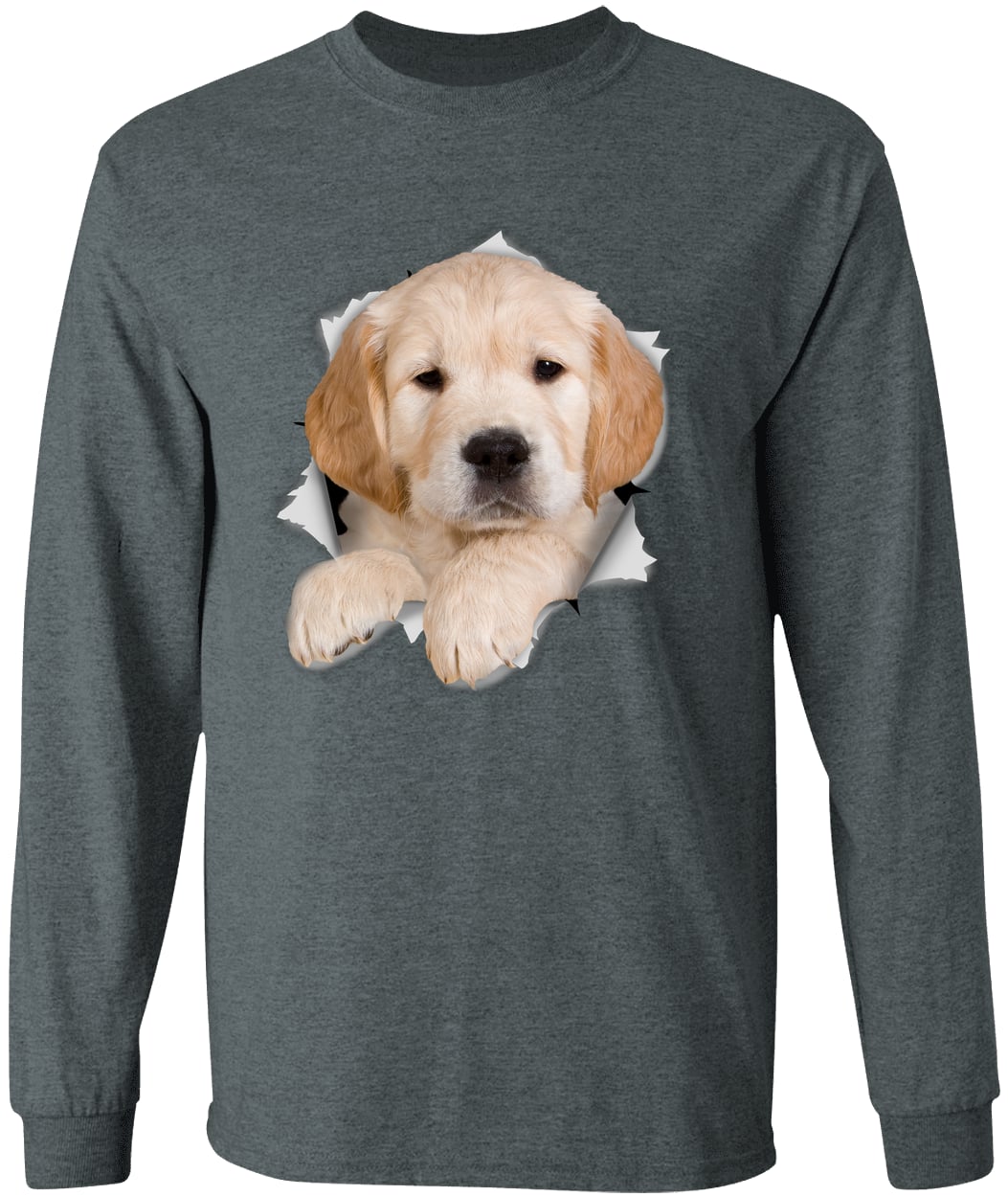 G540 LS T-Shirt 5.3 oz. - Dark Heather