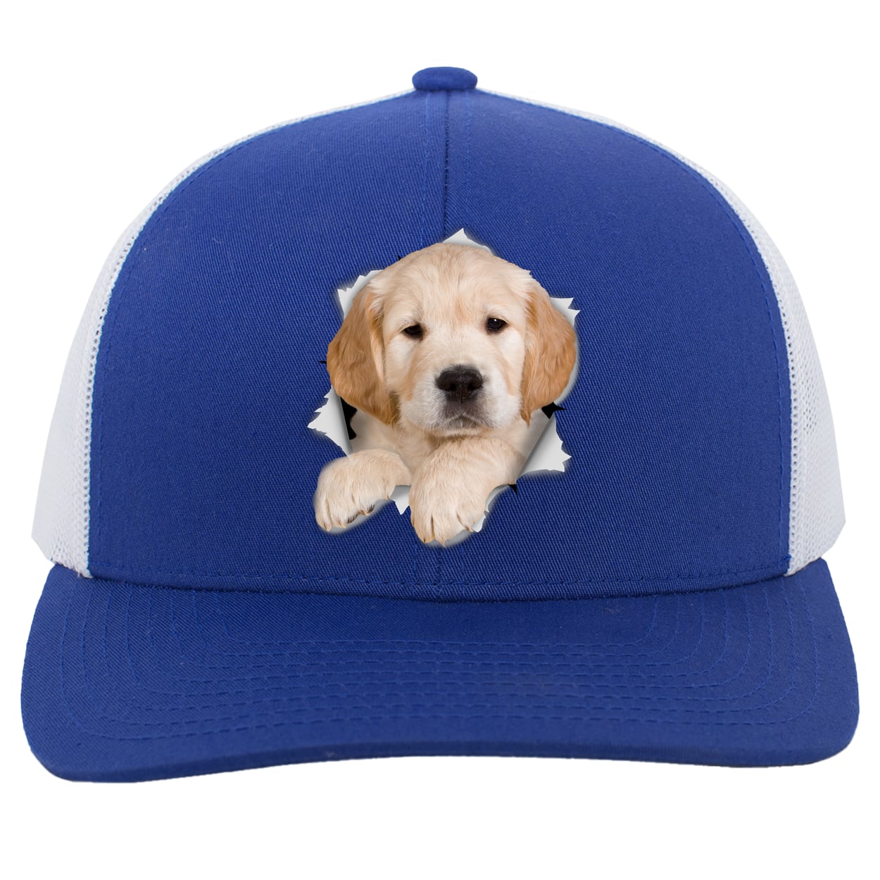 104C Trucker Snap Back - Royal/White