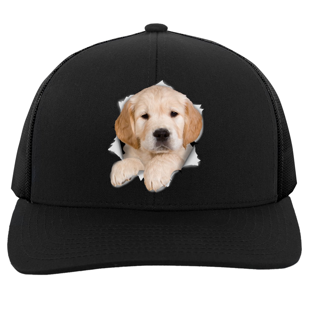 104C Trucker Snap Back - Black